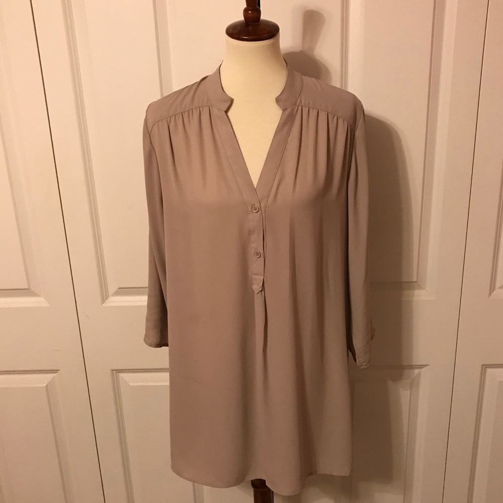 Tan blouse